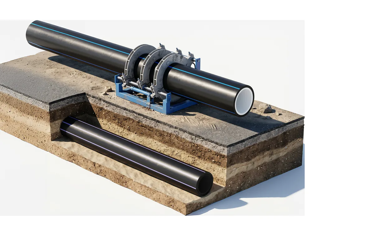 أنابيب pe100 HDPE للمياه
